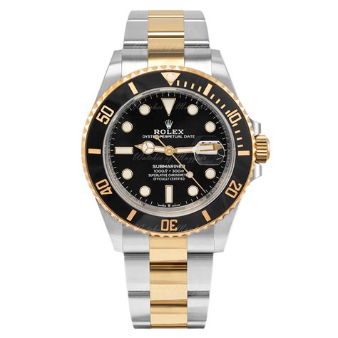 rolex submariner date oyster steel and yellow gold